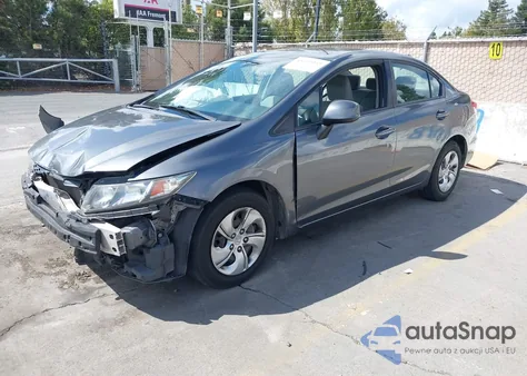 2013 Honda Civic Lx из США, поврежденный, VIN 19XFB2F54DE233363